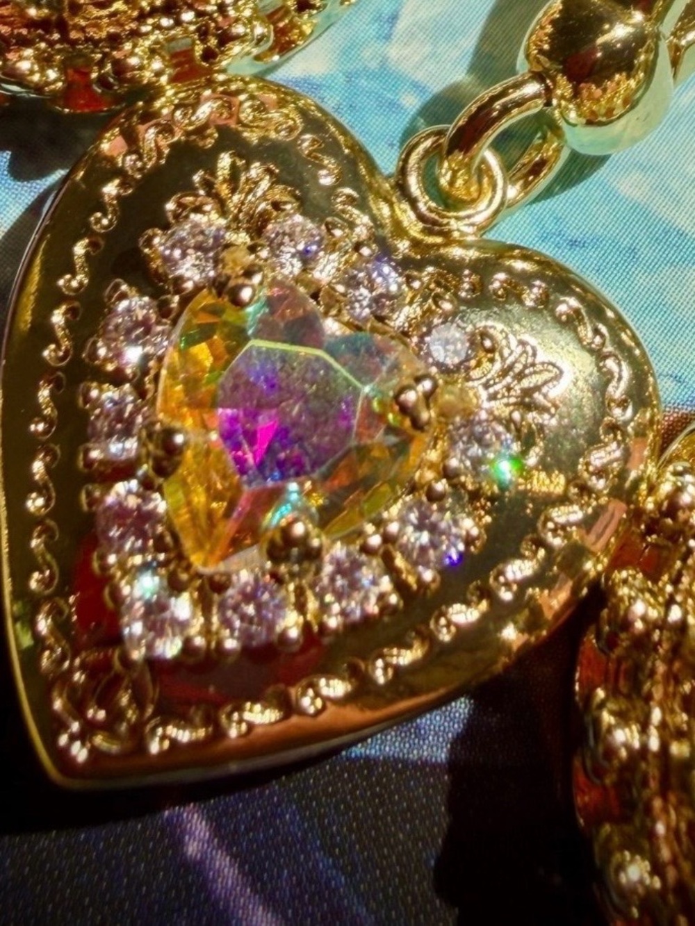 Feed Me Gems AB Mini Polly Locket Charm